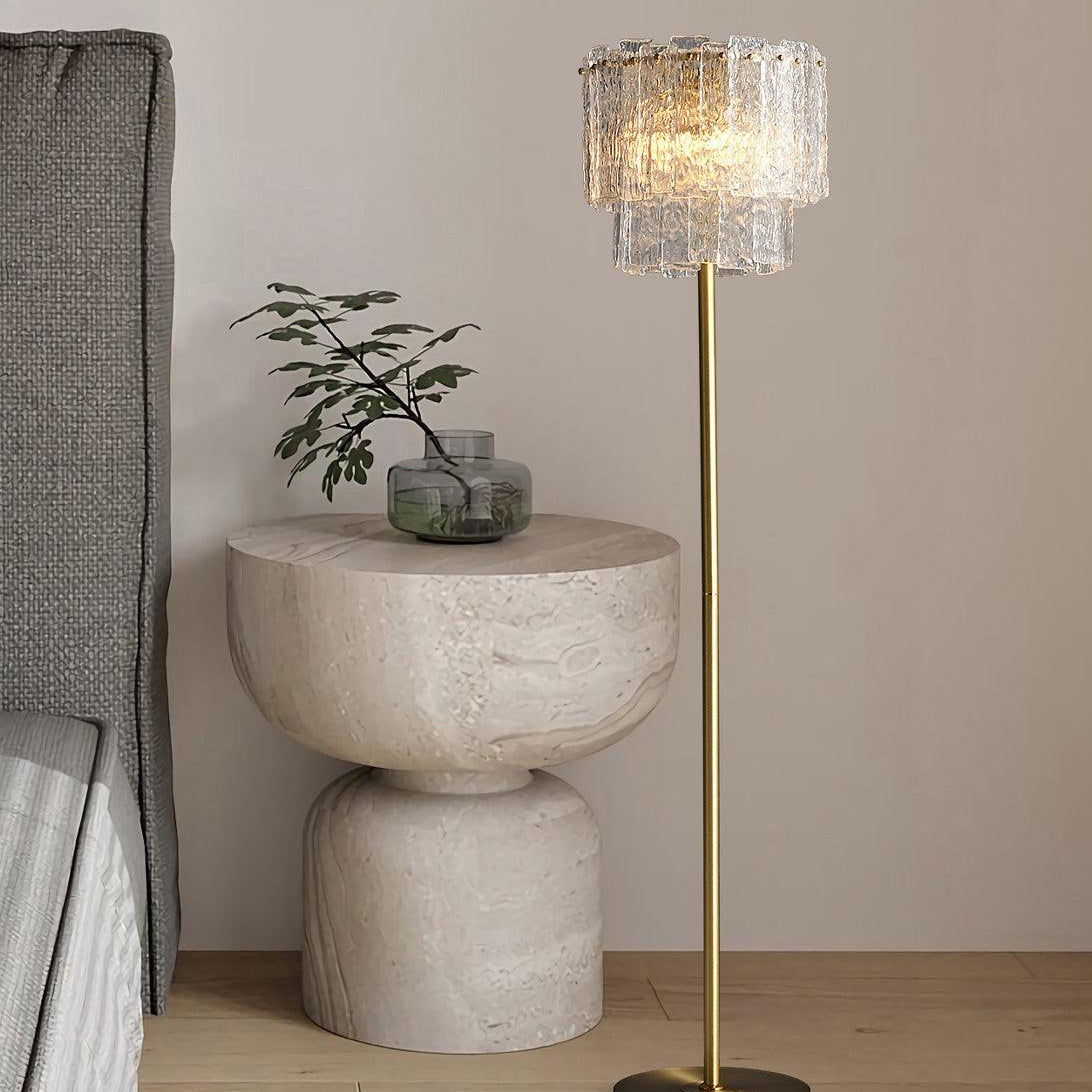 Luminara | Elegant Modern Brass Floor Lamp for Living Room Décor 6