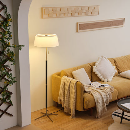 Luminara | Elegant Modern Brass Floor Lamp for Living Room Illumination 5