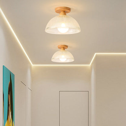 Stylish Contemporary Glass Ceiling Light Fixture - Lusomart