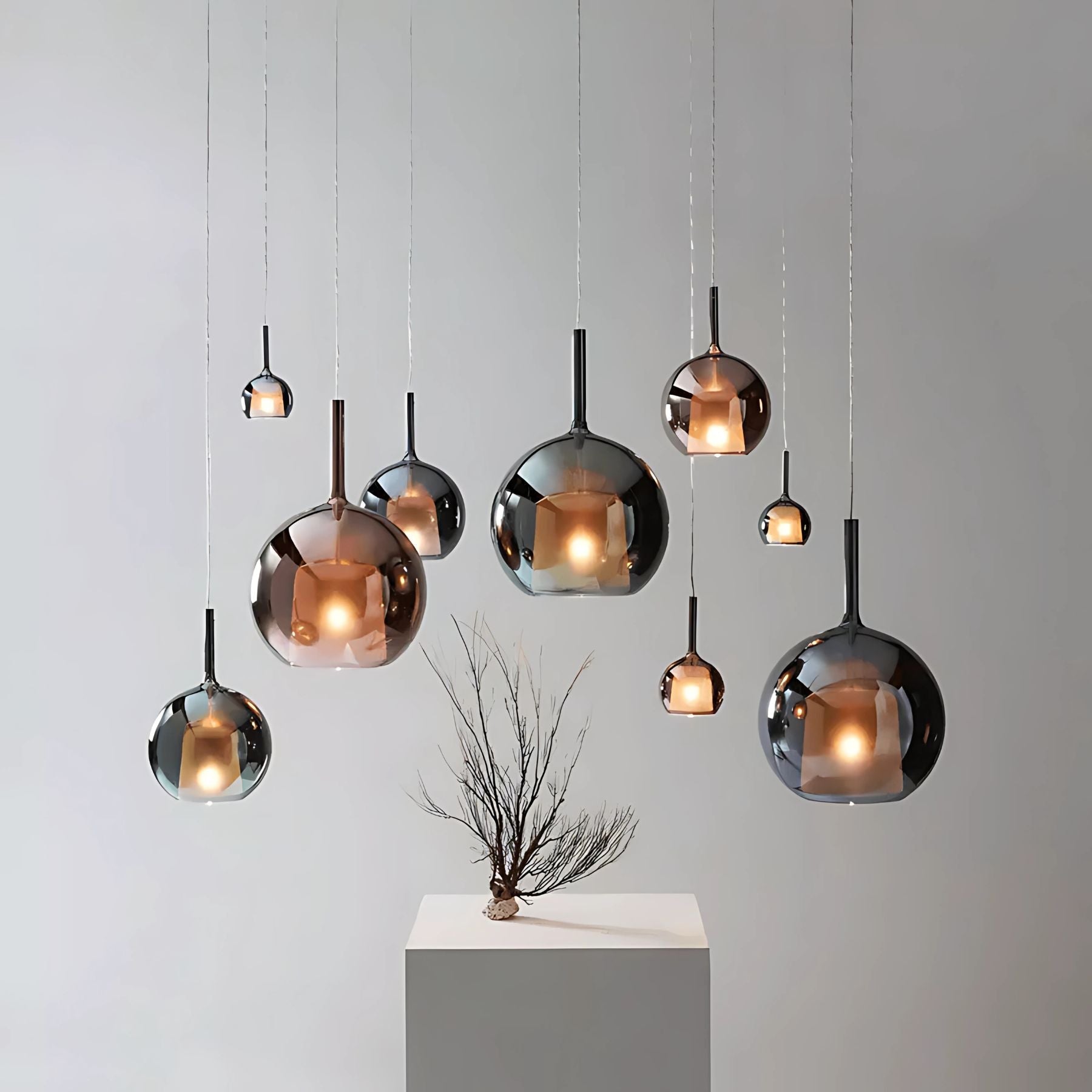 Luminara | Elegant Modern Glass Kitchen Pendant Lighting Fixture 2
