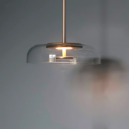 Stylish Glass LED Ceiling Light Fixture - Lusomart