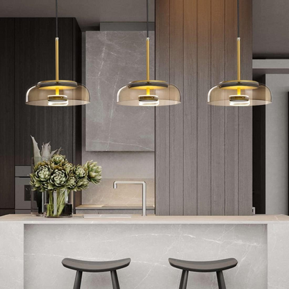 Luminara | Elegant Modern Glass LED Ceiling Light Fixture 7