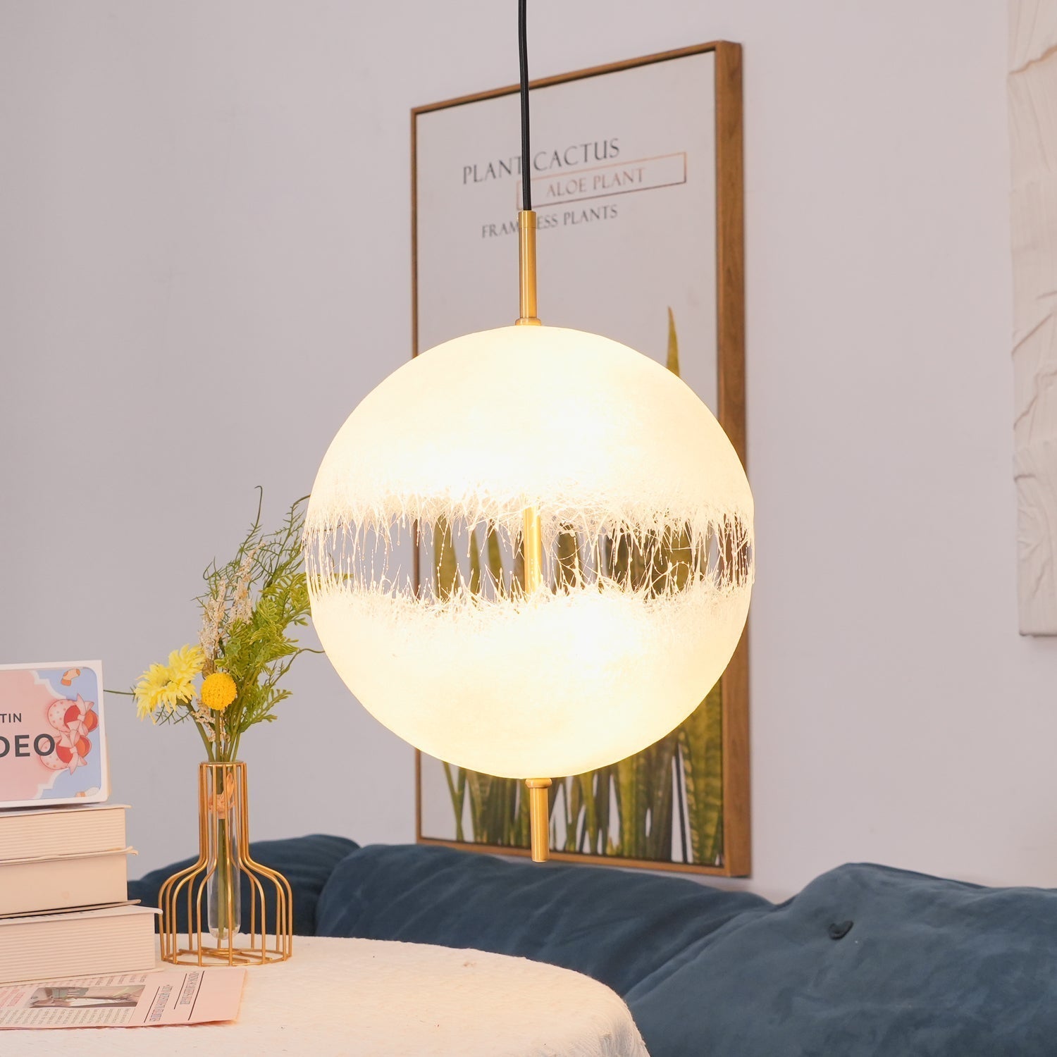 Luminara | Elegant Modern Glass Pendant Light for Kitchen and Dining 6