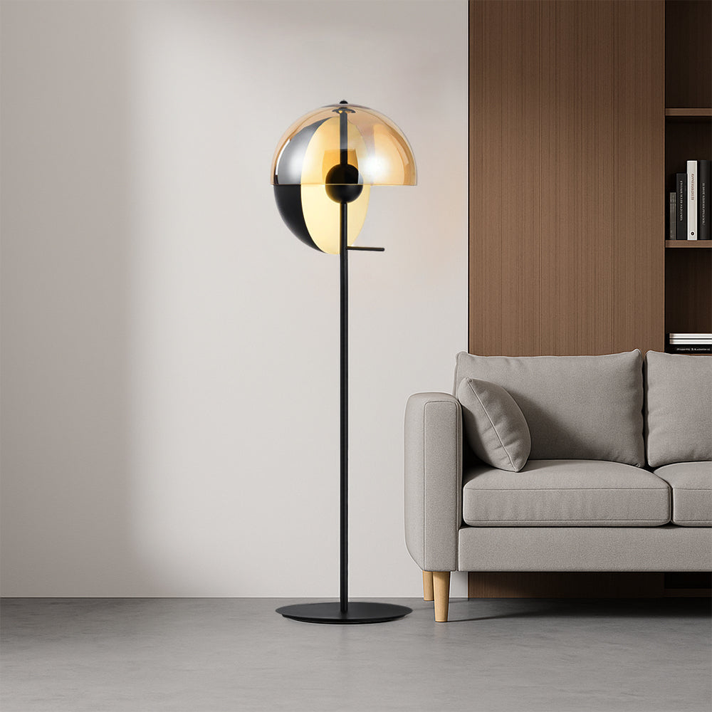 Luminara | Elegant Modern Glass Standing Floor Lamp with LED Lighting 1