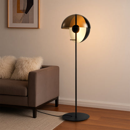 Luminara | Elegant Modern Glass Standing Floor Lamp with LED Lighting 3