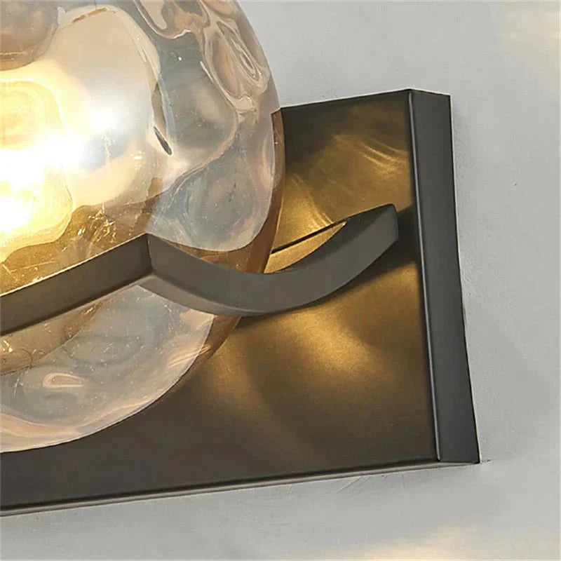 Luminara | Elegant Modern Glass Stone Wall Sconce Lighting Fixture 6