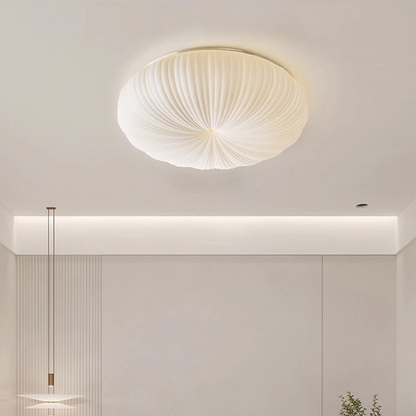 Luminara | Elegant Modern LED Ceiling Light Fixture with Pleated Design 2