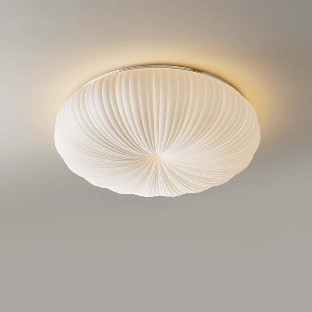 Luminara | Elegant Modern LED Ceiling Light Fixture with Pleated Design 3