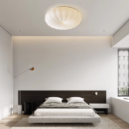 Luminara | Elegant Modern LED Ceiling Light Fixture with Pleated Design 4