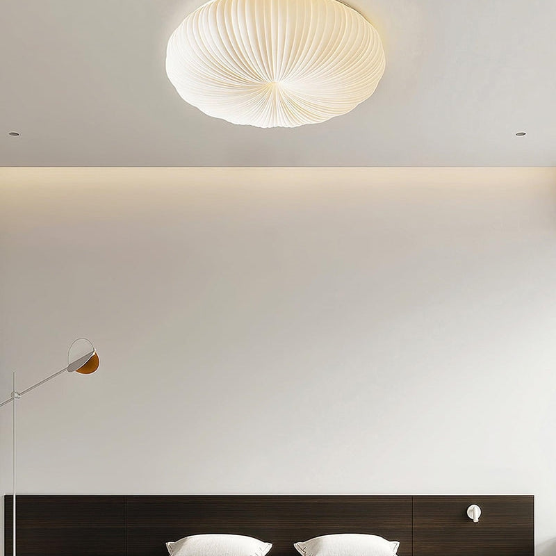 Luminara | Elegant Modern LED Ceiling Light Fixture with Pleated Design 8