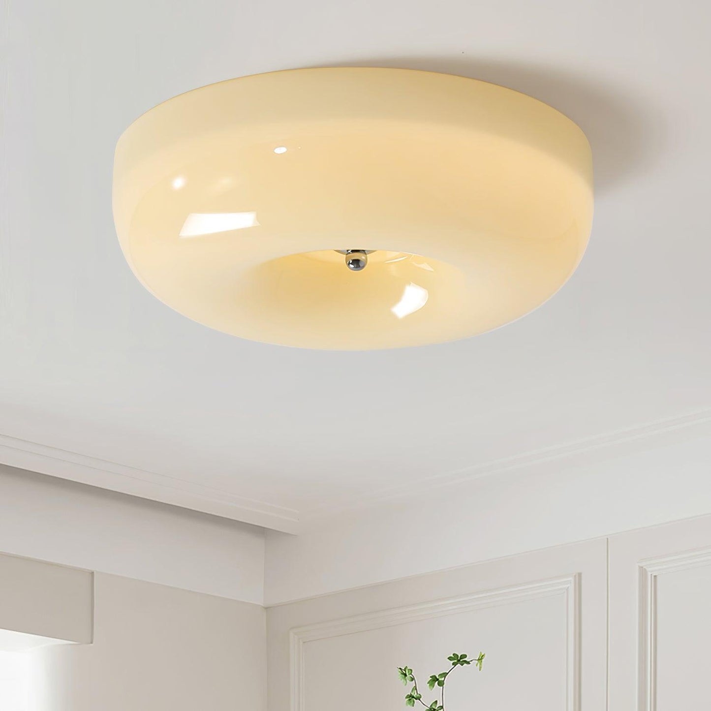 Luminara | Elegant Modern LED Flush Ceiling Lamp with Mouth-Blown Glass 3