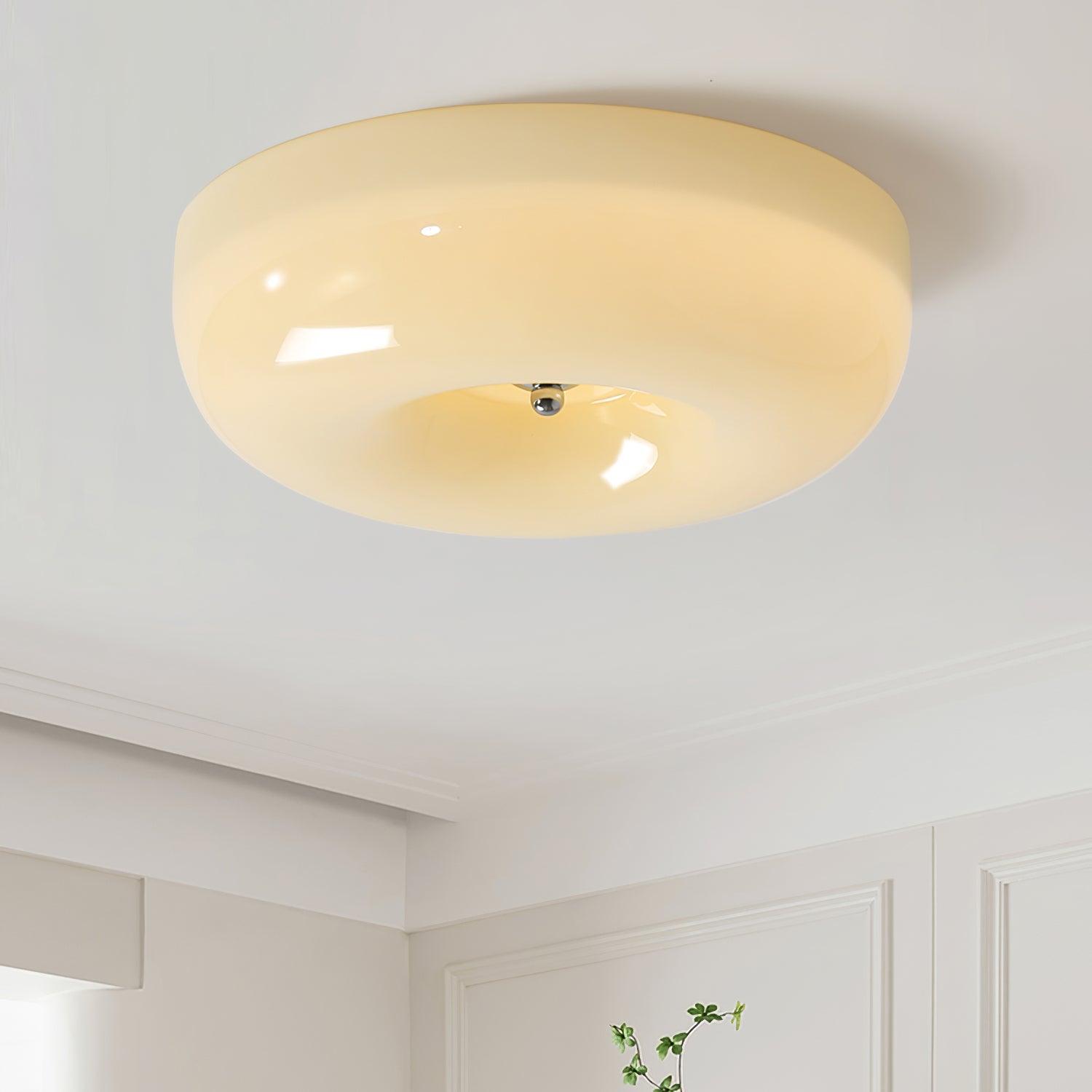 Luminara | Elegant Modern LED Flush Ceiling Lamp with Mouth-Blown Glass 3
