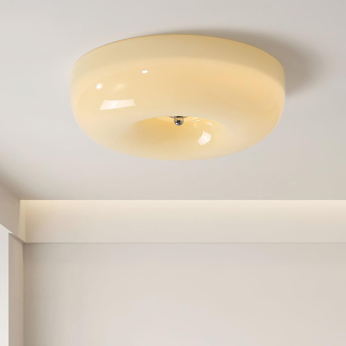 Luminara | Elegant Modern LED Flush Ceiling Lamp with Mouth-Blown Glass 6