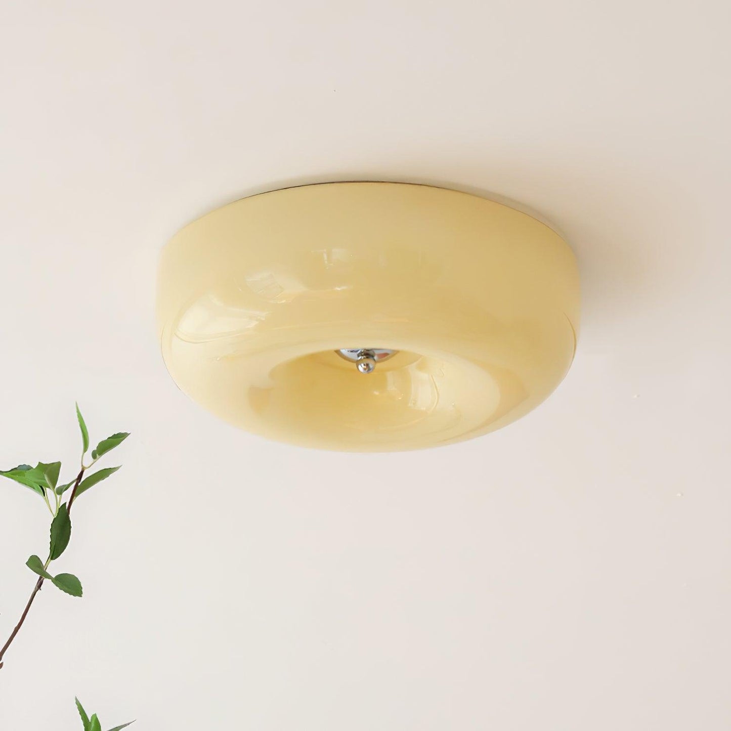 Luminara | Elegant Modern LED Flush Ceiling Lamp with Mouth-Blown Glass 7