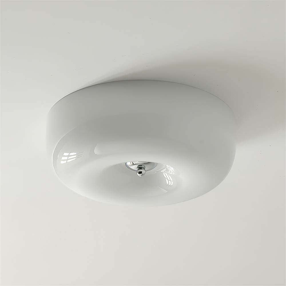 Luminara | Elegant Modern LED Flush Ceiling Lamp with Mouth-Blown Glass 9