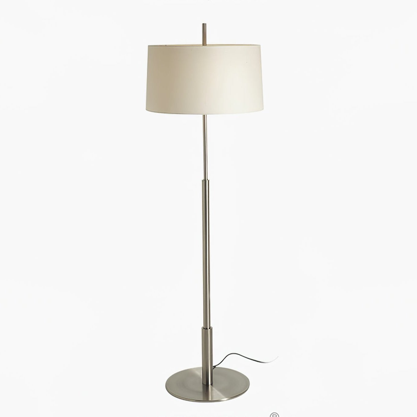 Luminara | Elegant Modern Metal Floor Lamp with Fabric Shade 1