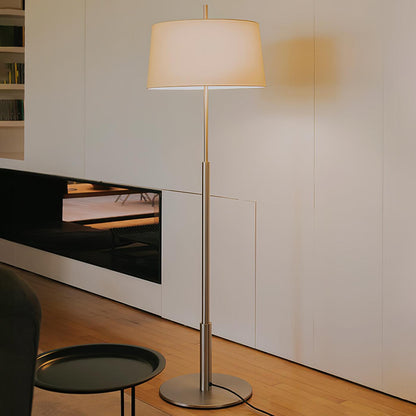Luminara | Elegant Modern Metal Floor Lamp with Fabric Shade 4