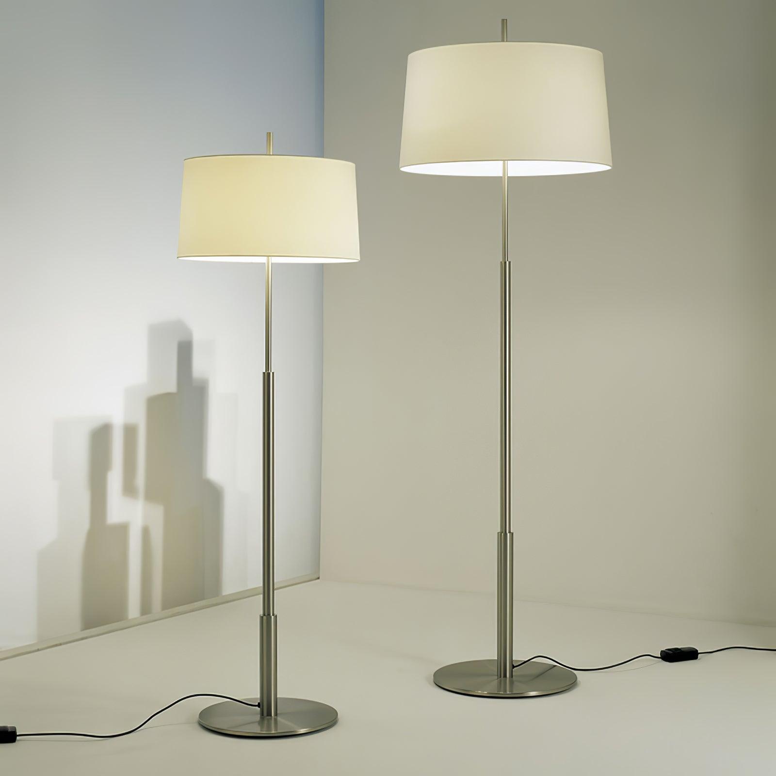 Luminara | Elegant Modern Metal Floor Lamp with Fabric Shade 6