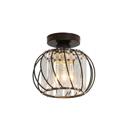 Luminara | Elegant Modern Metal and Glass Ceiling Lamp 1