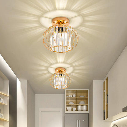 Luminara | Elegant Modern Metal and Glass Ceiling Lamp 9