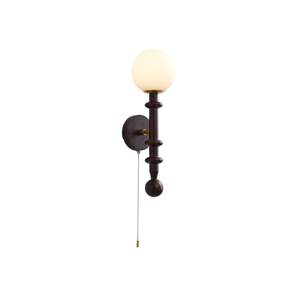Stylish Metal Wood Wall Light Sconce Fixture - Lusomart
