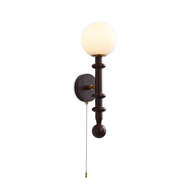 Luminara | Elegant Modern Metal and Wood Wall Sconce Lighting Fixture 2