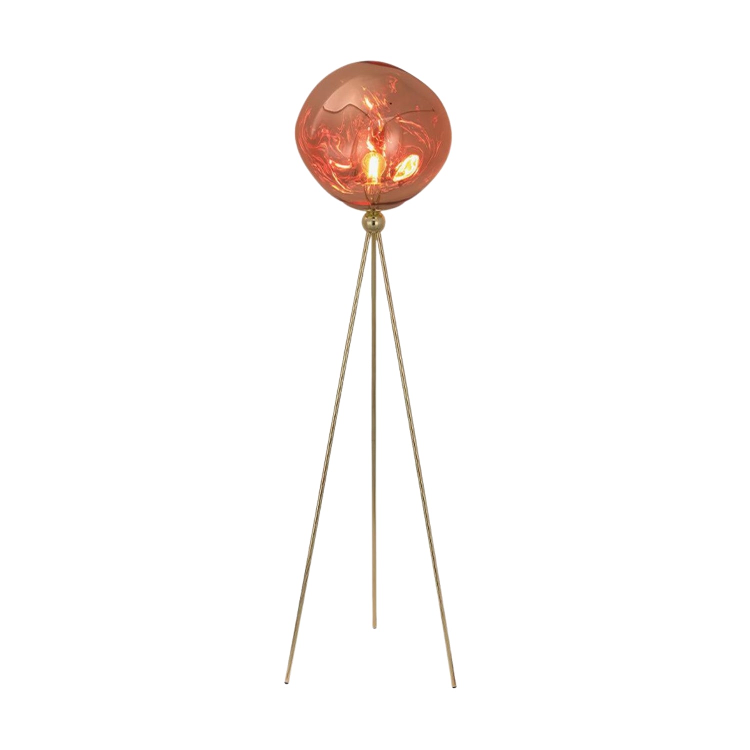 Luminara | Elegant Modern Orb Tripod Floor Lamp with Spherical Shade 1