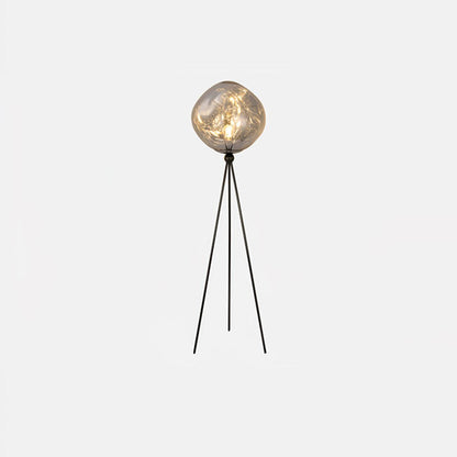 Luminara | Elegant Modern Orb Tripod Floor Lamp with Spherical Shade 11