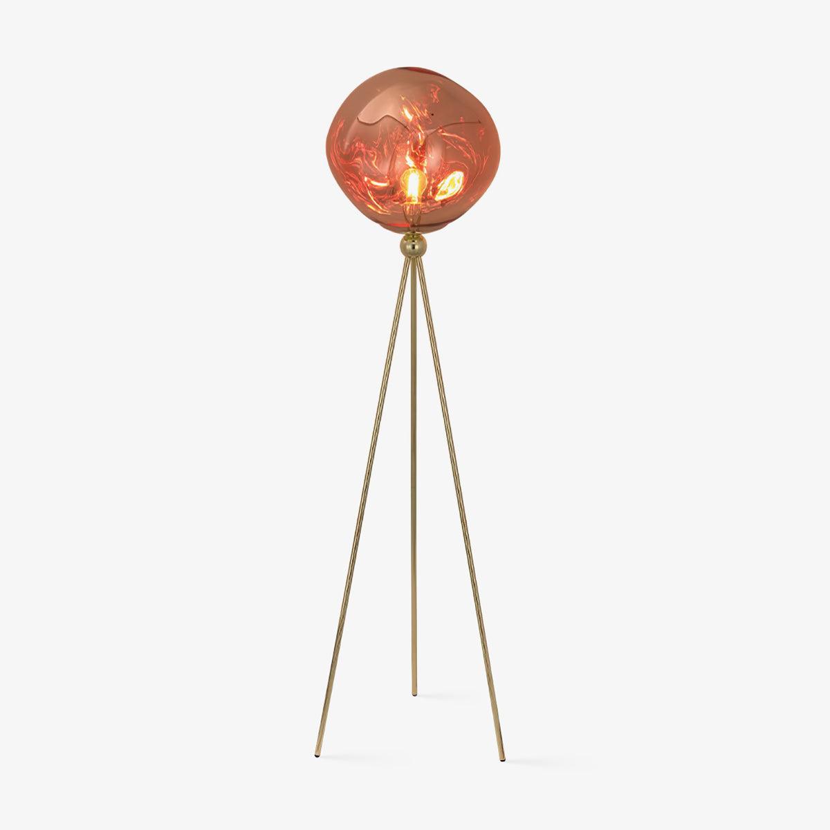 Luminara | Elegant Modern Orb Tripod Floor Lamp with Spherical Shade 2