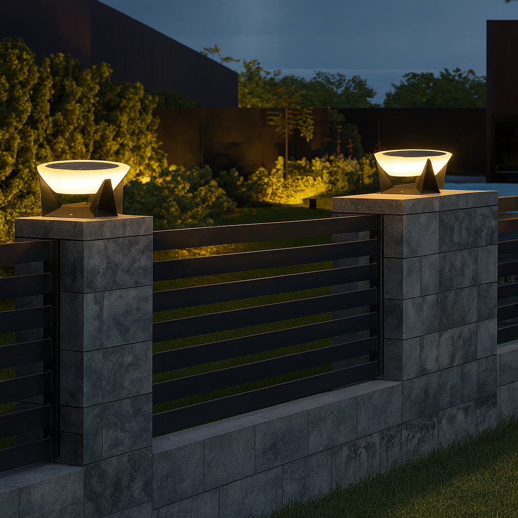 Luminara | Elegant Modern Solar LED Patio Terrace Lamp 4