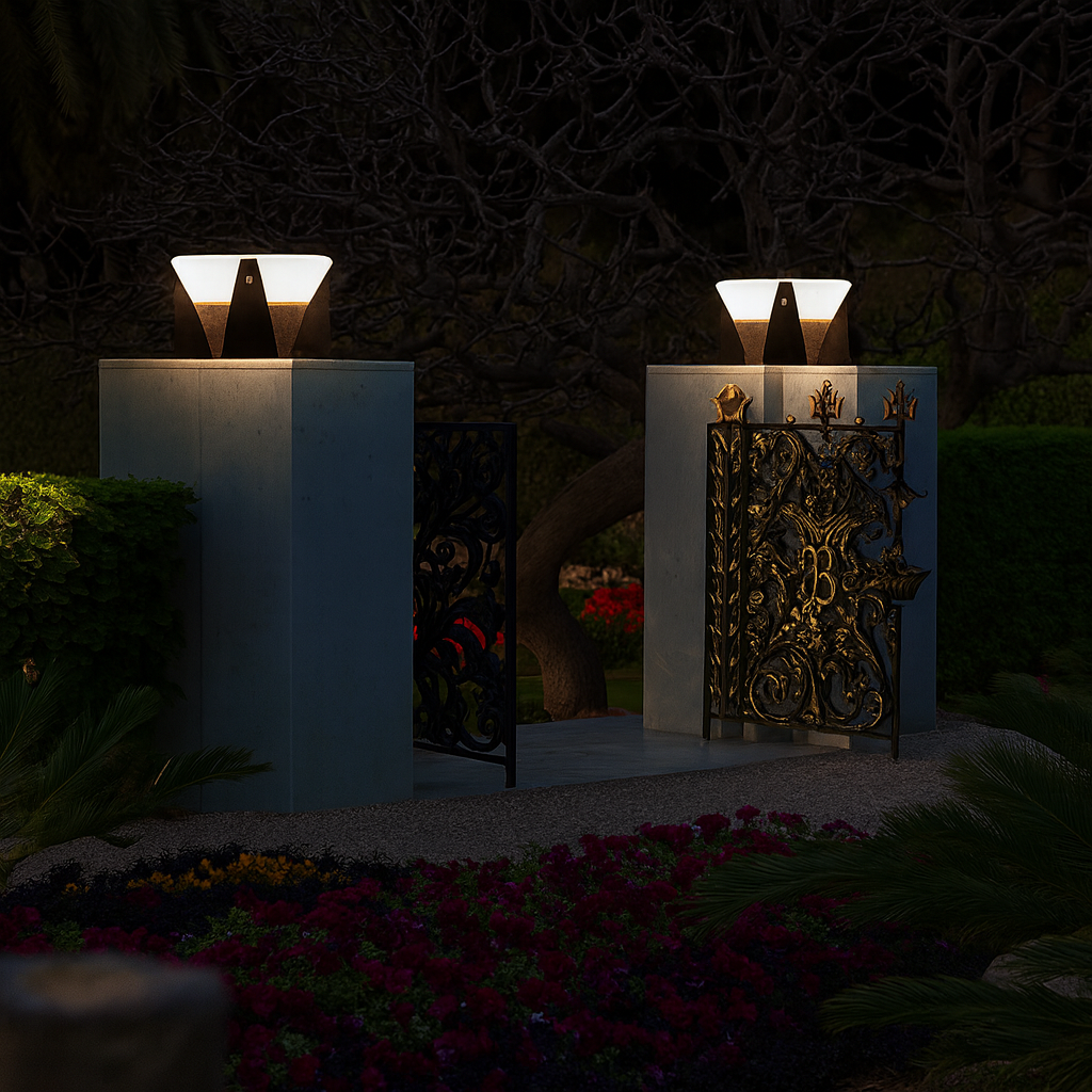Luminara | Elegant Modern Solar LED Patio Terrace Lamp 5