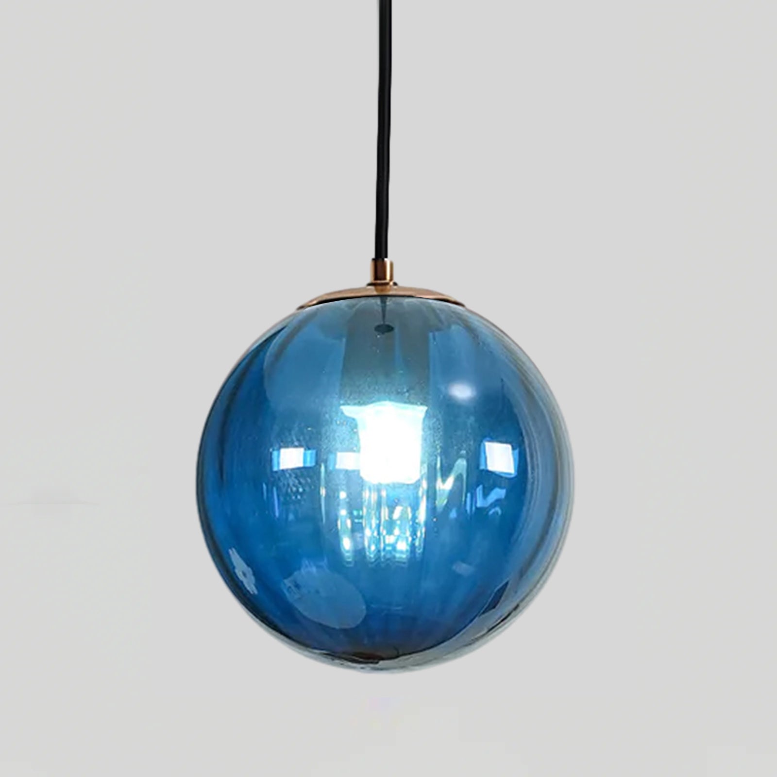 Luminara | Elegant Mouth-Blown Glass Kitchen Pendant Lighting Fixture 10