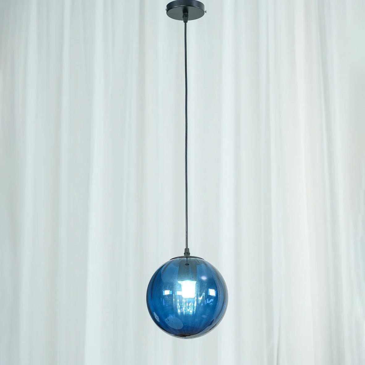 Luminara | Elegant Mouth-Blown Glass Kitchen Pendant Lighting Fixture 6