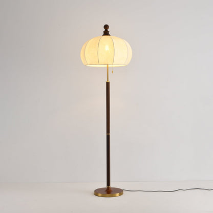 Luminara | Elegant Nostalgic Vintage Floor Lamp with Wood Accents 4