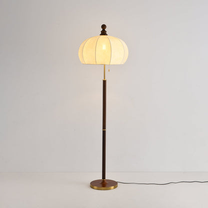 Luminara | Elegant Nostalgic Vintage Floor Lamp with Wood Accents 5