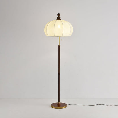 Luminara | Elegant Nostalgic Vintage Floor Lamp with Wood Accents 6