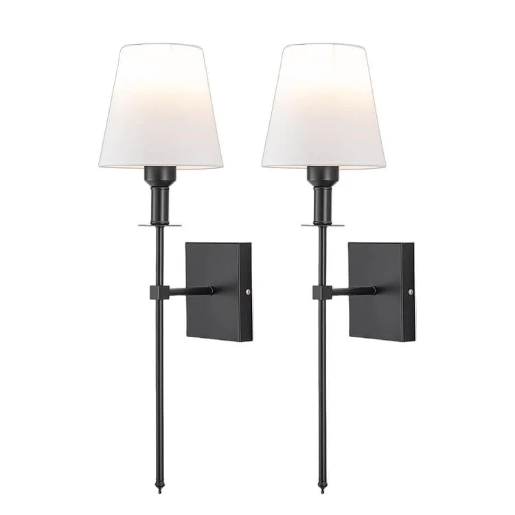 Luminara | Modern Elegant 2-Pack Wired Wall Lamp Set 7