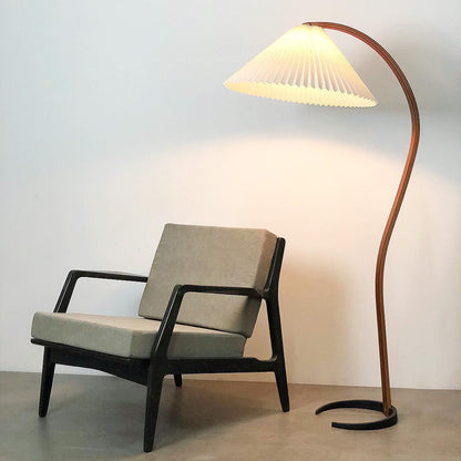 Luminara | Modern Elegant Beech Wood Floor Lamp with Linen Shade 2
