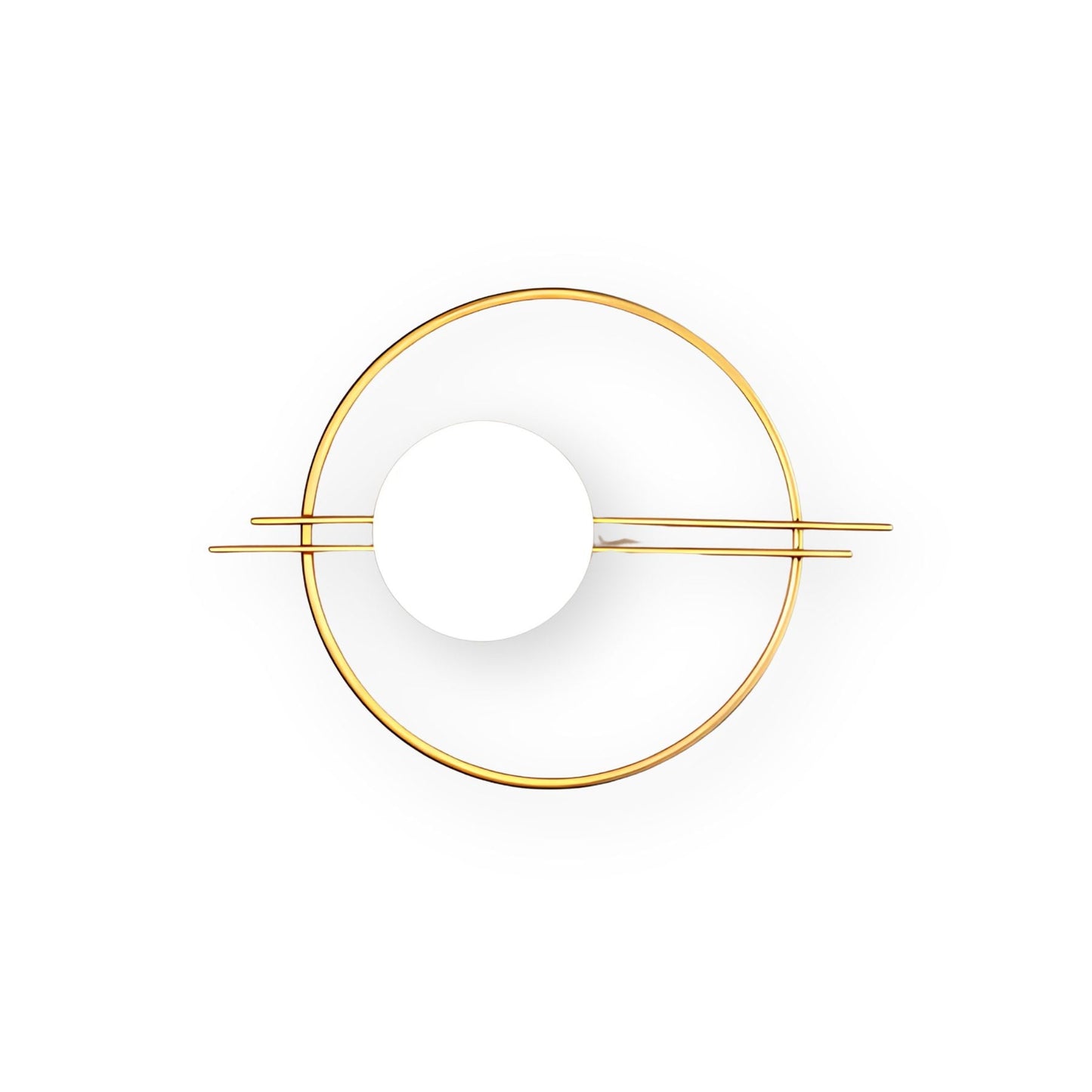 Luminara | Modern Elegant Metal Wall Sconce Lighting with Glass Shade 1