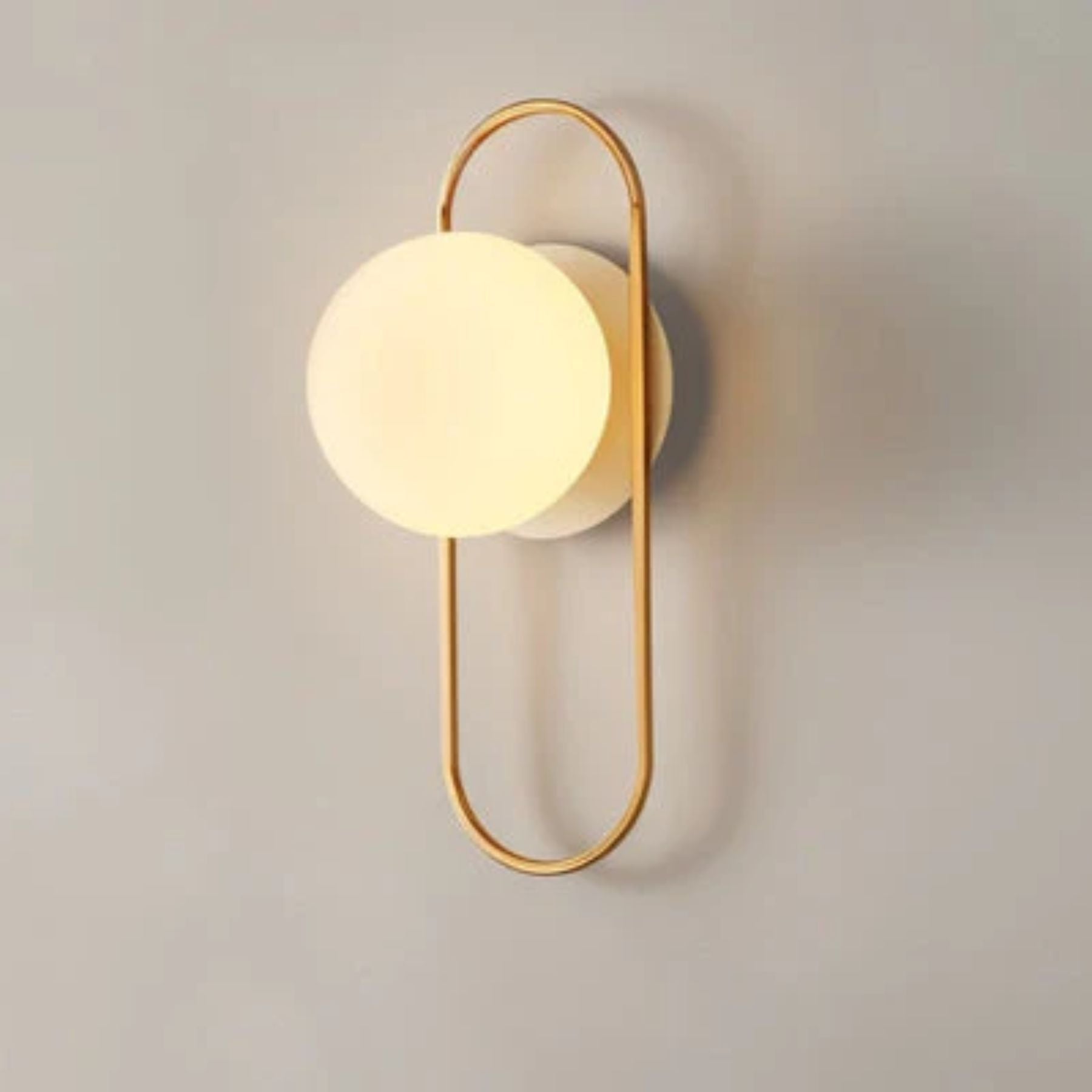 Luminara | Modern Elegant Metal Wall Sconce Lighting with Glass Shade 7