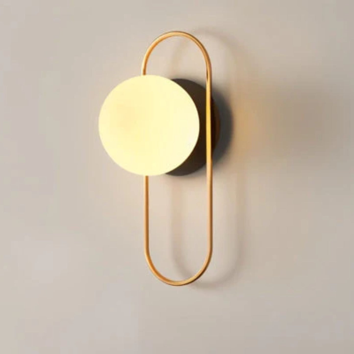 Luminara | Modern Elegant Metal Wall Sconce Lighting with Glass Shade 8