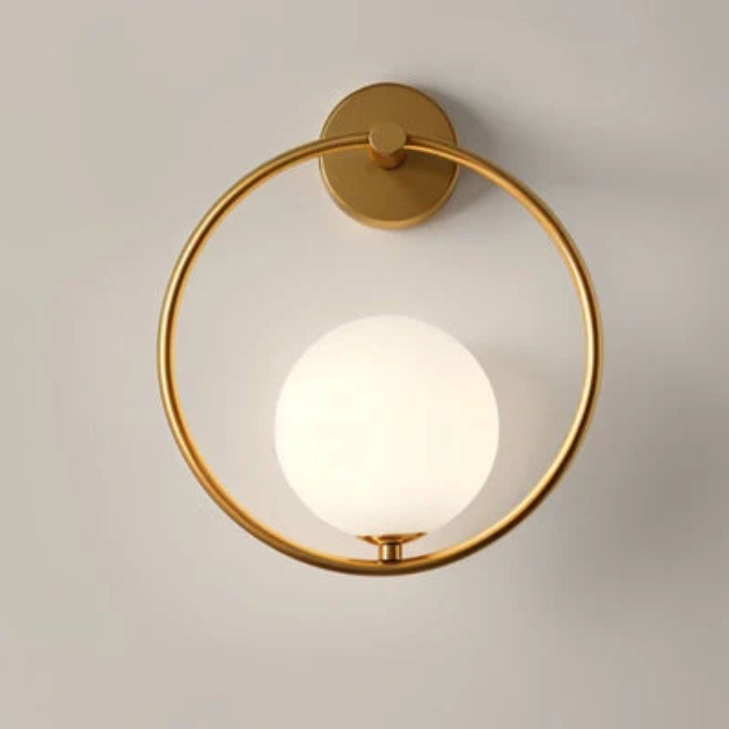 Luminara | Modern Elegant Metal Wall Sconce Lighting with Glass Shade 9