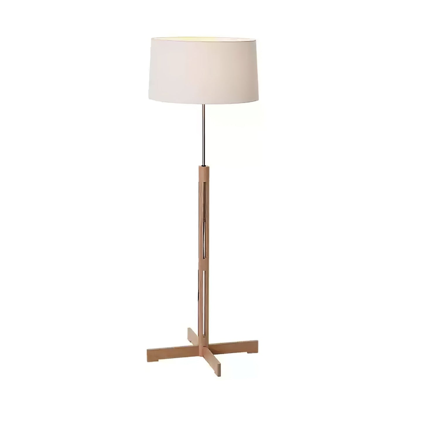 Luminara | Modern Elegant Wooden Floor Lamp with Fabric Shade 1