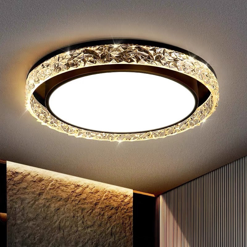 Luminara | Modern Elegant Wrought Iron Flush Mount Ceiling Light Fixture 4