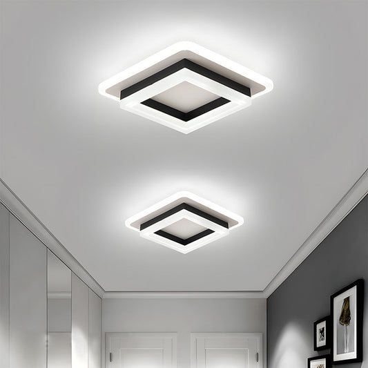 Contemporary Square LED Ceiling Light Fixture - Lusomart