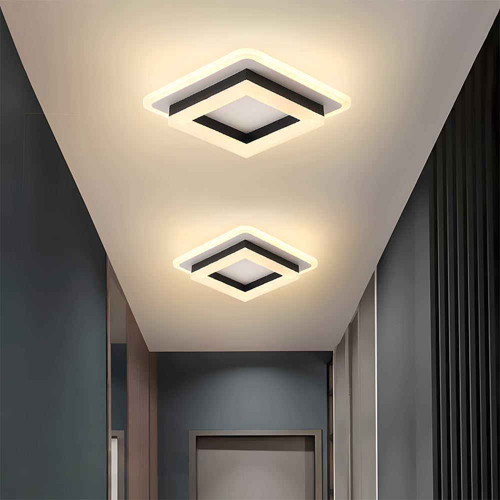 Luminara | Modern Geometric LED Flush Mount Ceiling Light Fixture 3