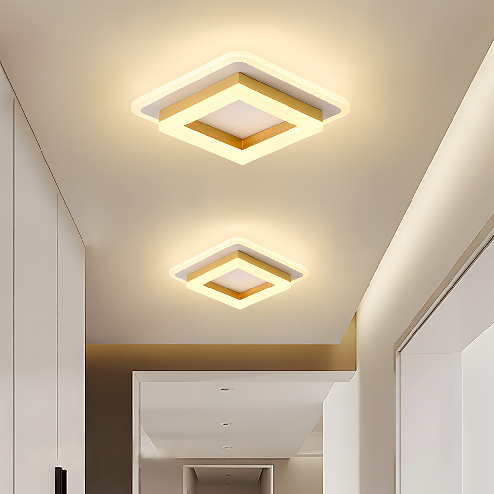 Luminara | Modern Geometric LED Flush Mount Ceiling Light Fixture 7