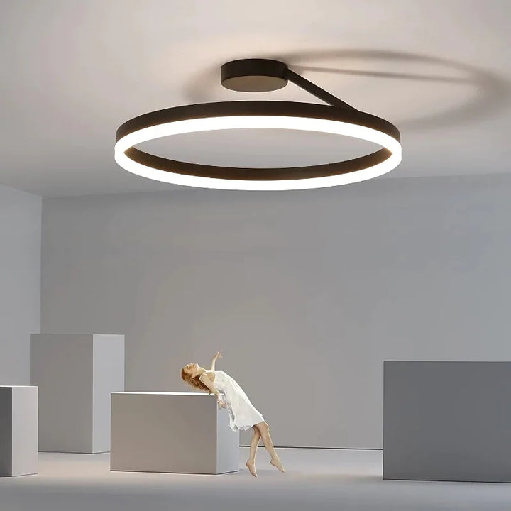 Sleek Contemporary LED Ceiling Light with Dimmable Control - Lusomart