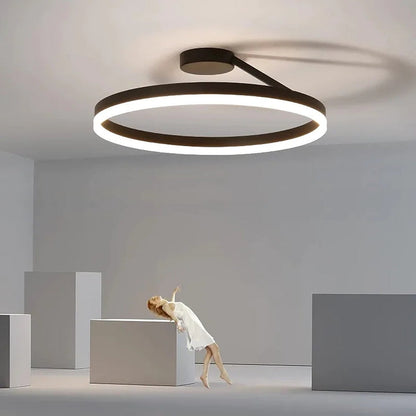 Sleek Contemporary LED Ceiling Light with Dimmable Control - Lusomart