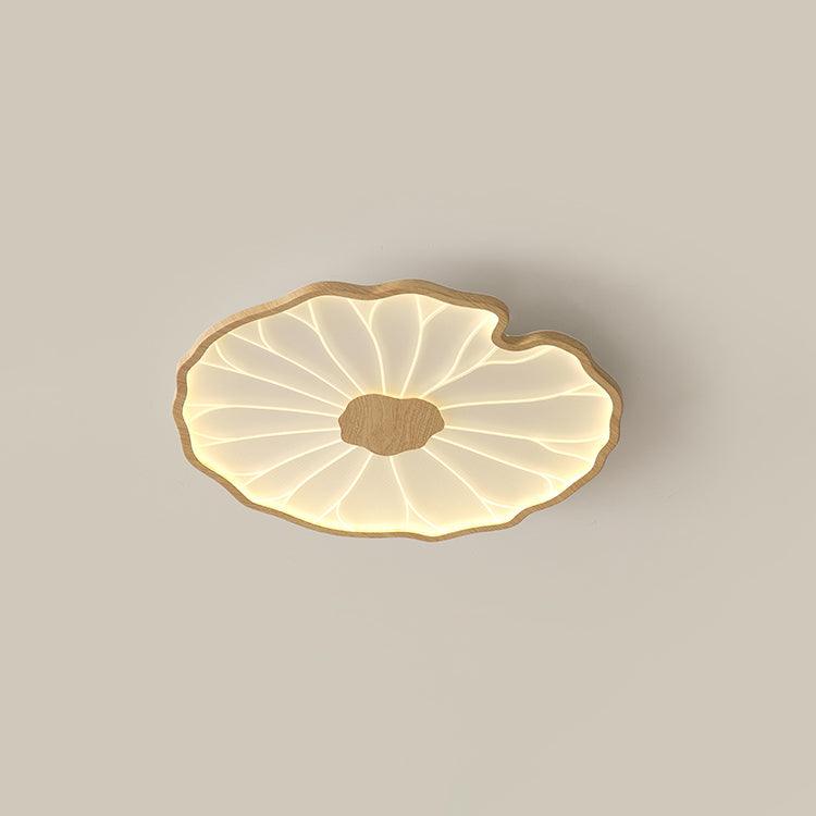 Simple Wooden LED Ceiling Light Fixture - Lusomart
